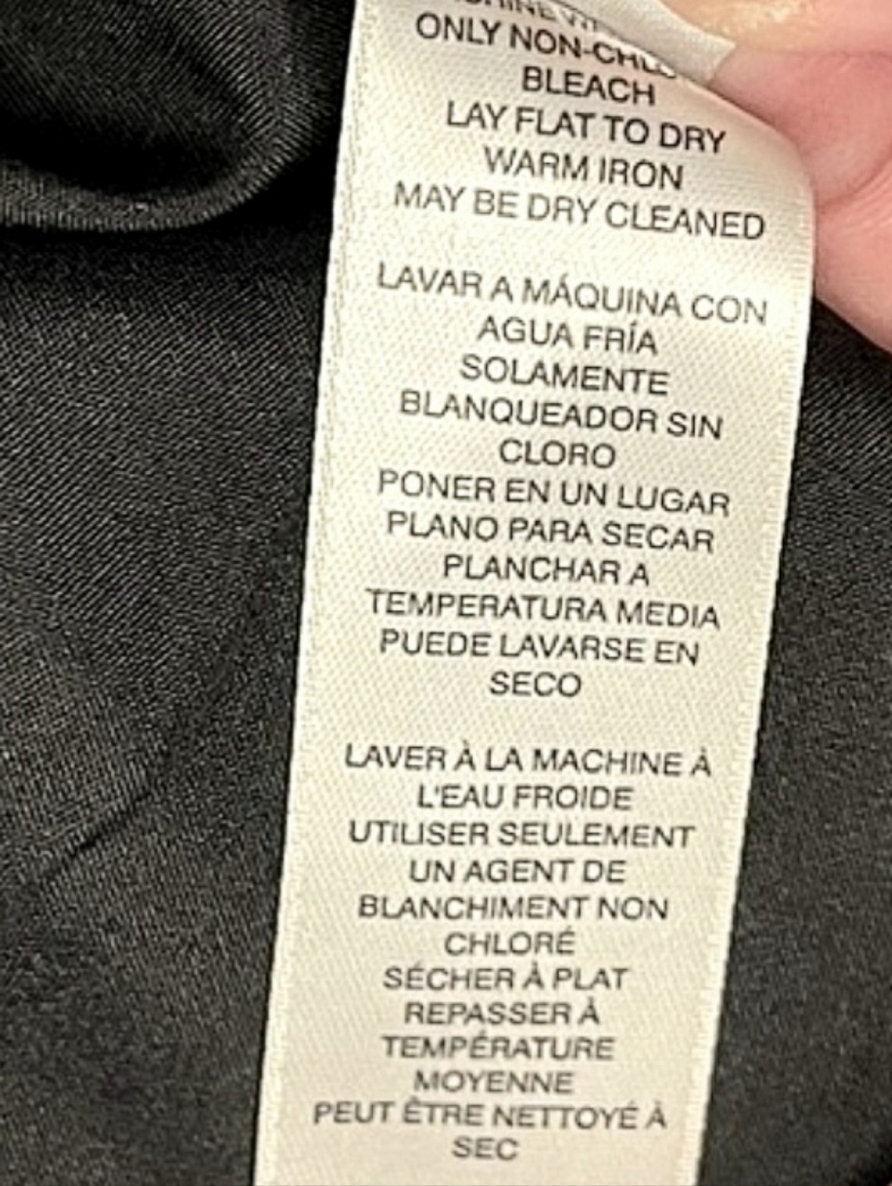 Chico's Black Quilted Leather Jacket - Picture 5 of 8